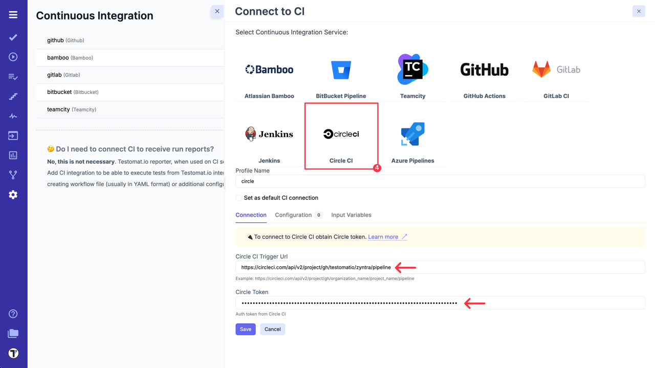 Testomatio - CircleCI